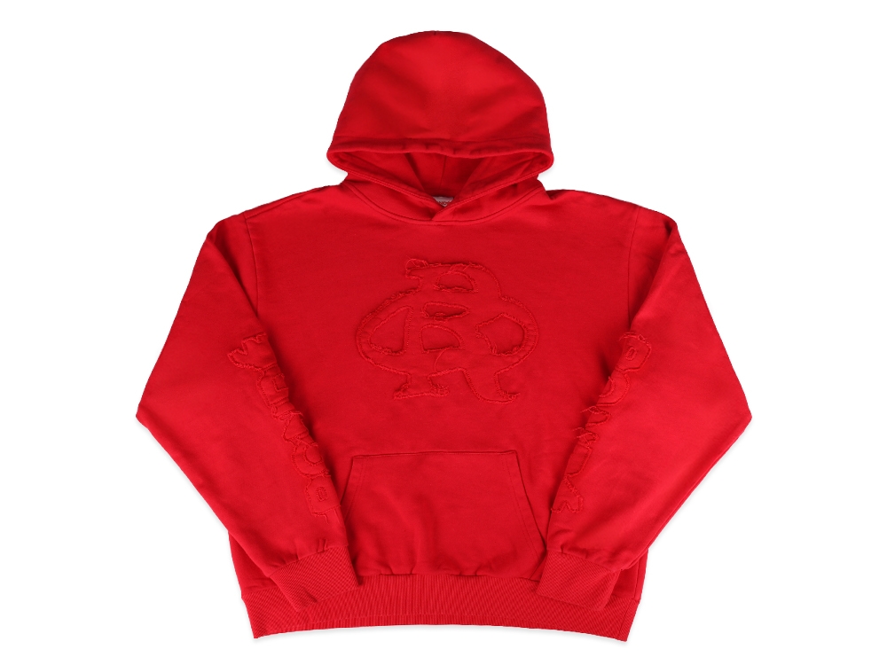 Custom Embroidered Hoodie Red