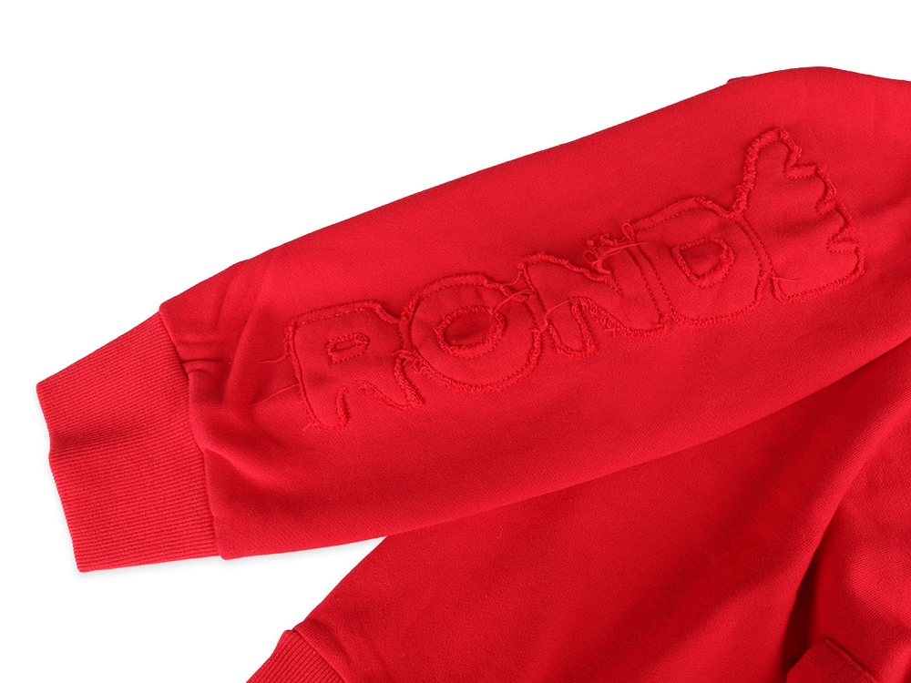 Custom Embroidered Hoodie Red