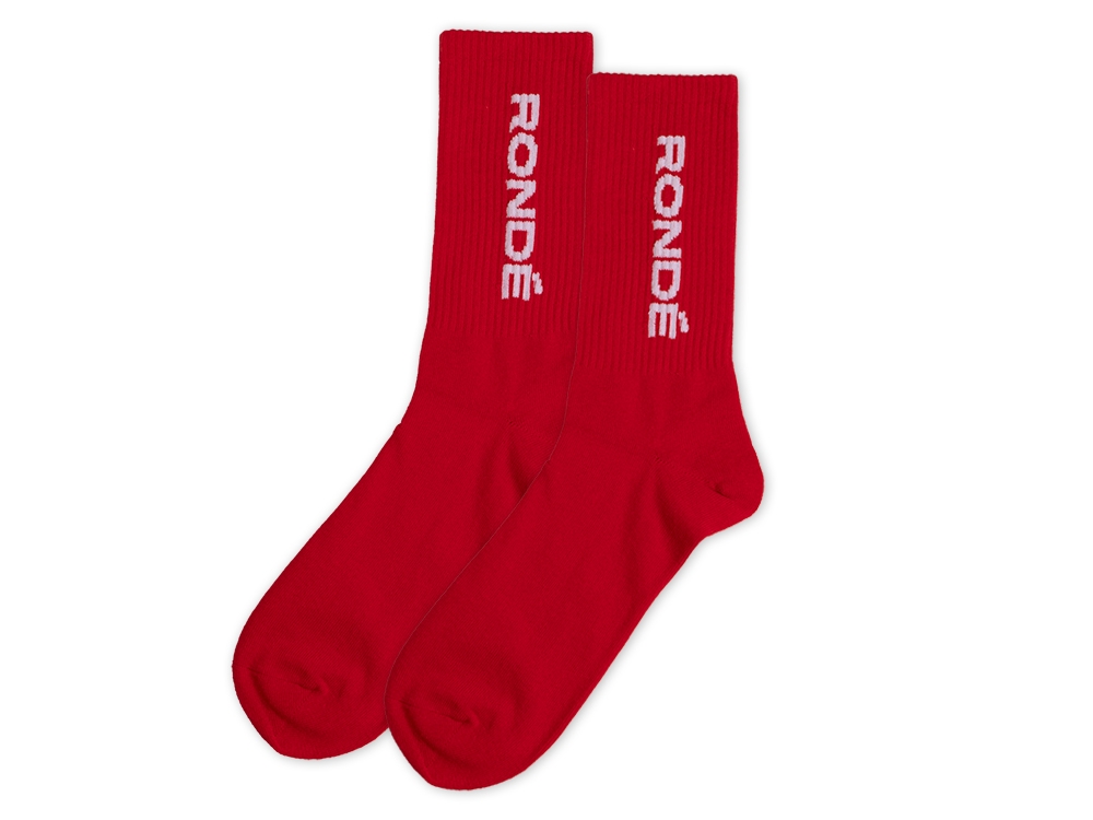 Crew Socks Red/white