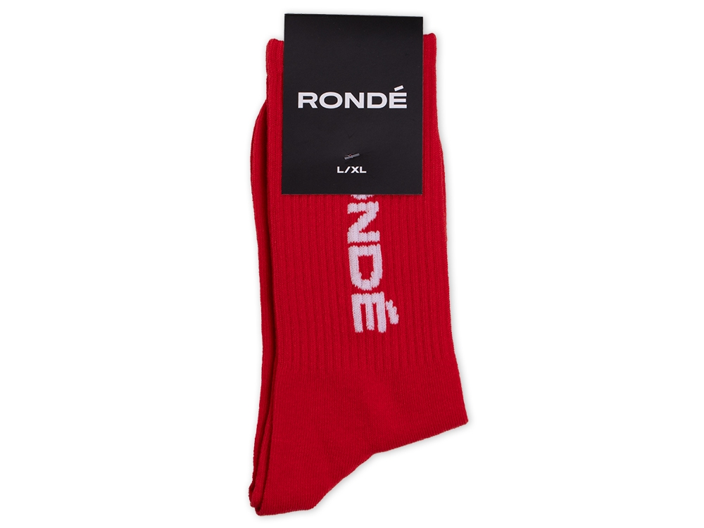 Crew Socks Red/white