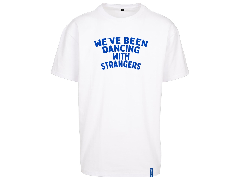 Dancing with Strangers T-shirt White  - Oversized fit